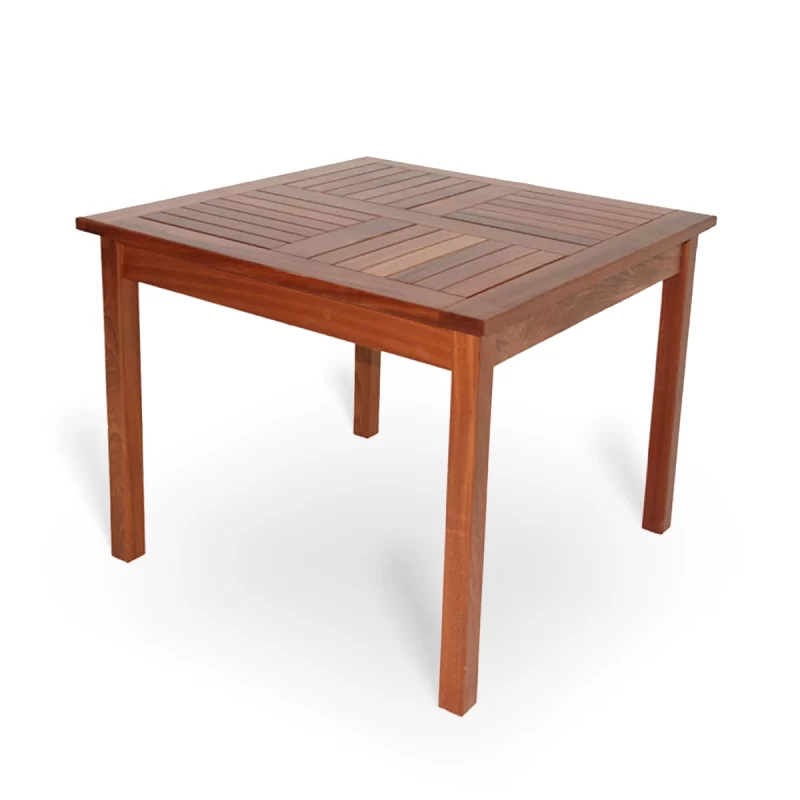 Table fixe en bois MALIBU 100x100 cm - Greencorner Groupe