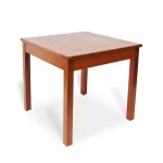 Table carrée en bois fixe MALIBU 80x80 cm - Greencorner Groupe