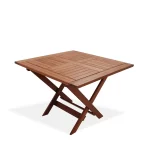 Table pliante en bois MALIBU 100x100 cm - Greencorner Groupe