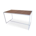 Table rectangulaire en bois et métal SUÈDOISE 140x70 cm - Greencorner Groupe