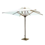 Parasol carré classique en bois 3x3m - Greencorner Groupe