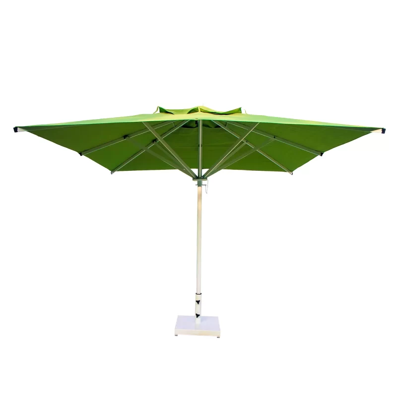 Parasol metallique carré en aluminium 3x3m - Greencorner Groupe