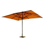 Parasol rectangulaire classique en bois 4x3m - Greencorner Groupe