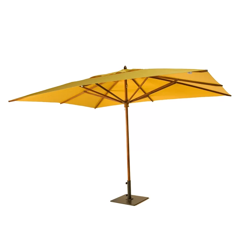 Parasol rectangulaire interchangeable central 4×3 m - Greencorner Groupe
