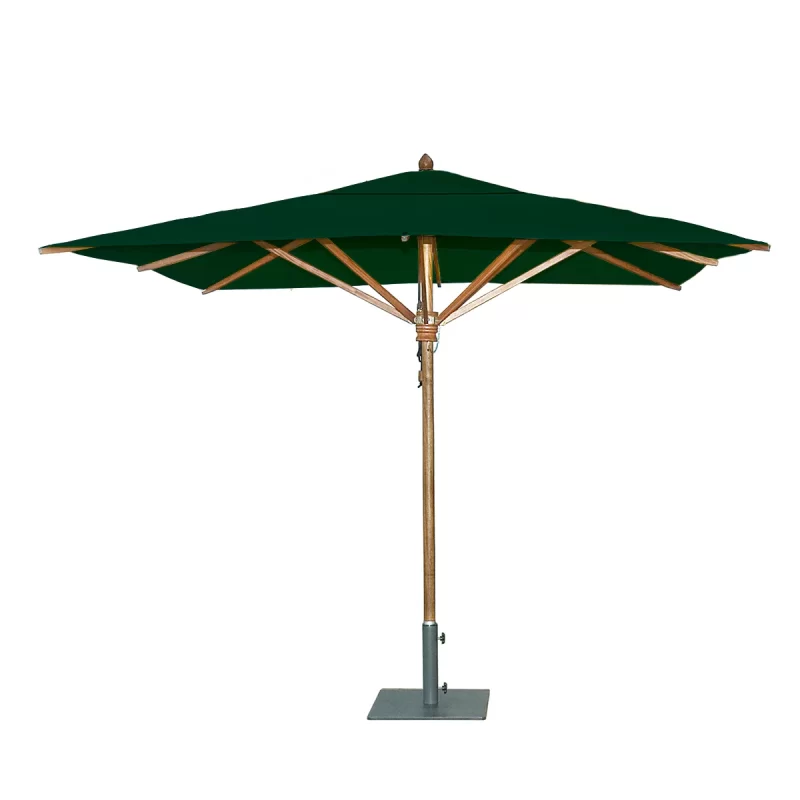 Parasol carré interchangeable central 2,5×2,5 m - Greencorner Groupe