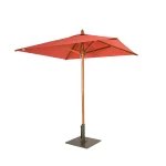Parasol carré interchangeable central 2×2 m - Greencorner Groupe
