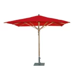 Parasol carré interchangeable central 3,5×3,5 m - Greencorner Groupe