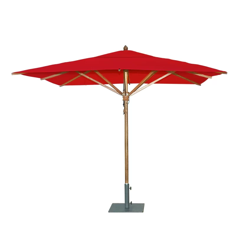 Parasol carré interchangeable central 3,5×3,5 m - Greencorner Groupe